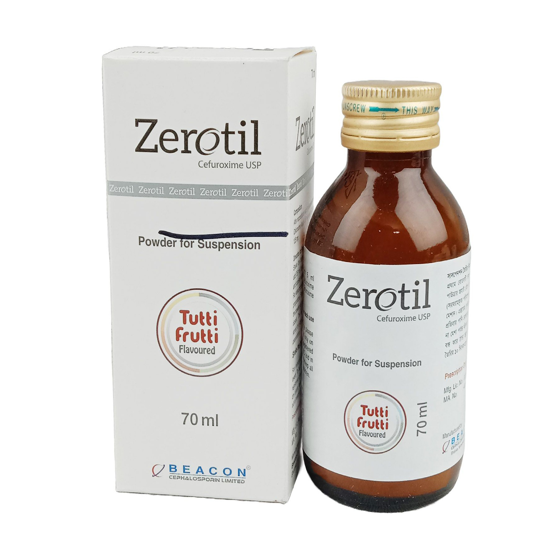 Zerotil 70 ml Suspension